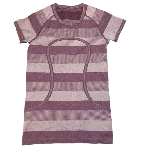 Lululemon Swiftly Tech Short Sleeve Striped - Picture 1 of 9